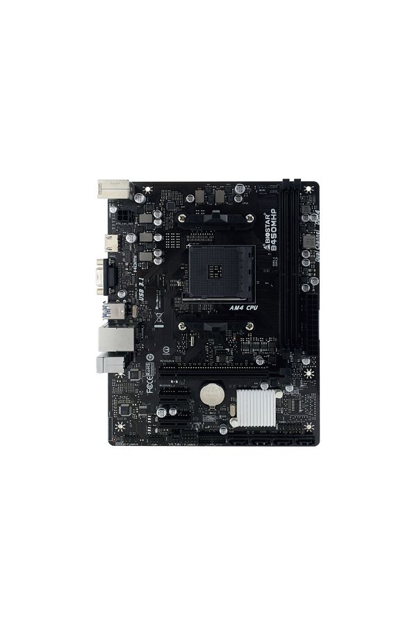 Biostar-Amd B450 Ddr4 USB 3.2 Hdmi/Vga Pci 3.0 Am4 Motherboard - B450Mhp 1