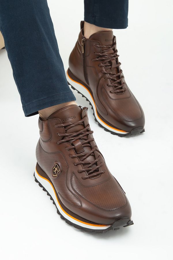 Tamer Tanca-Men's Genuine Leather Casual Boots 383 4860 Erk Bot Sk21-22 1