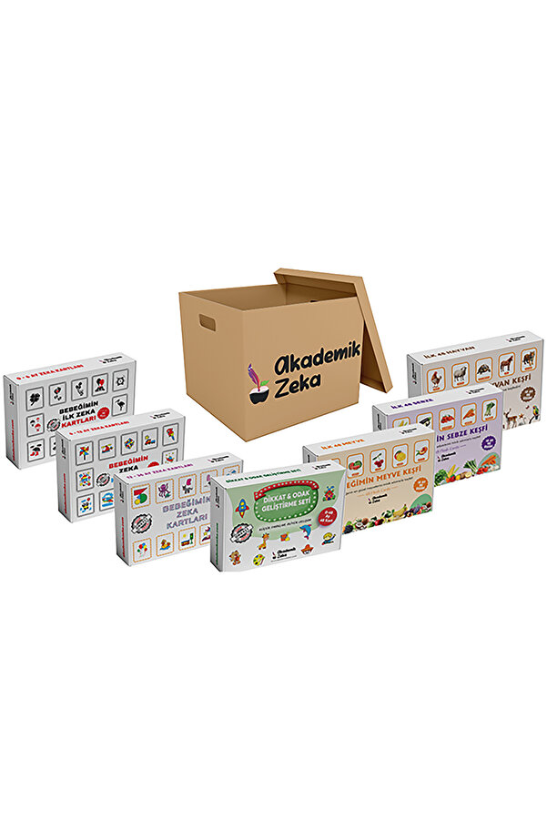 akademik zeka Tüm Zeka Kartları Toplam 7'li Set