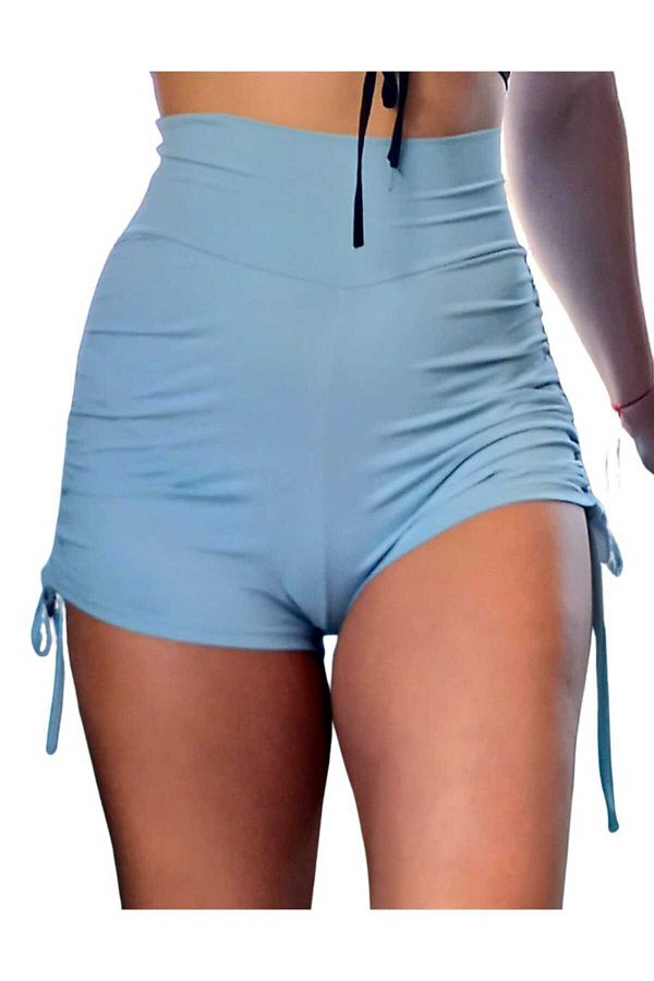 Rosy Live in style-Shrinkable and Openable Shorts with Side Piping 1