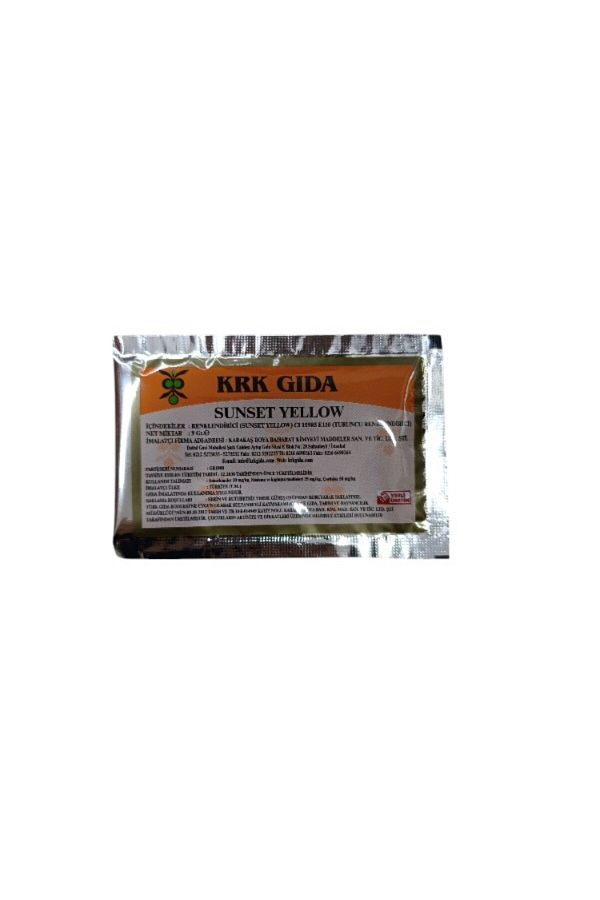 Krk Gıda-Powder Orange Food Dye - 9 Gr 1