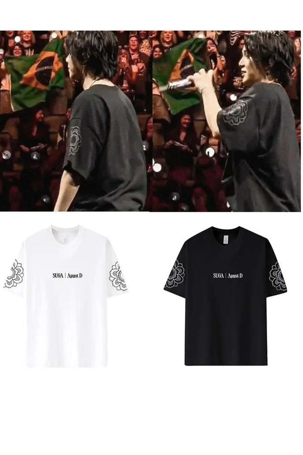 DEEFWEAR Mi̇ngalondon K-Pop Bts Suga August D Tour Unisex T-Shirt