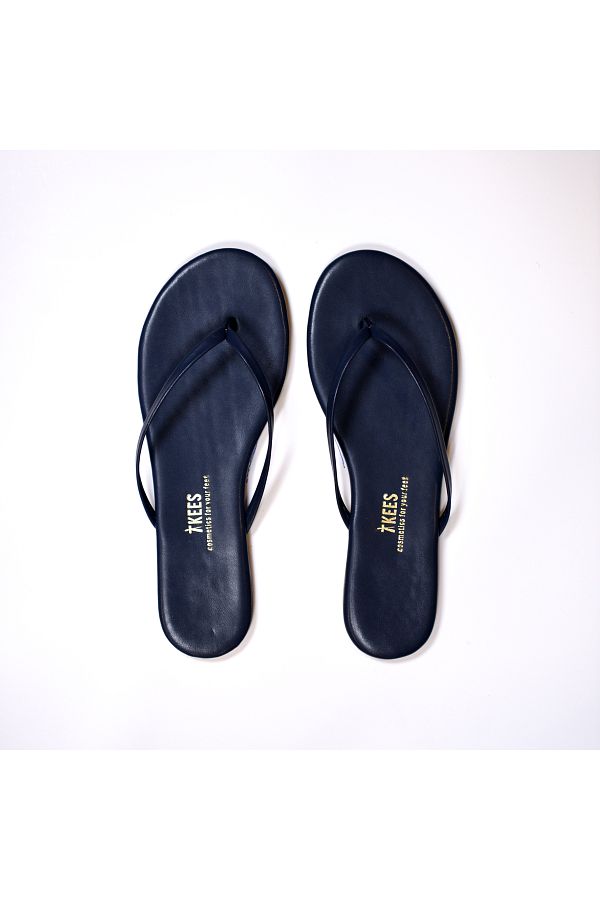 Tkees-Flip-flops de damă, albastru bleumarin, clasic, elegant, de zi cu zi 1