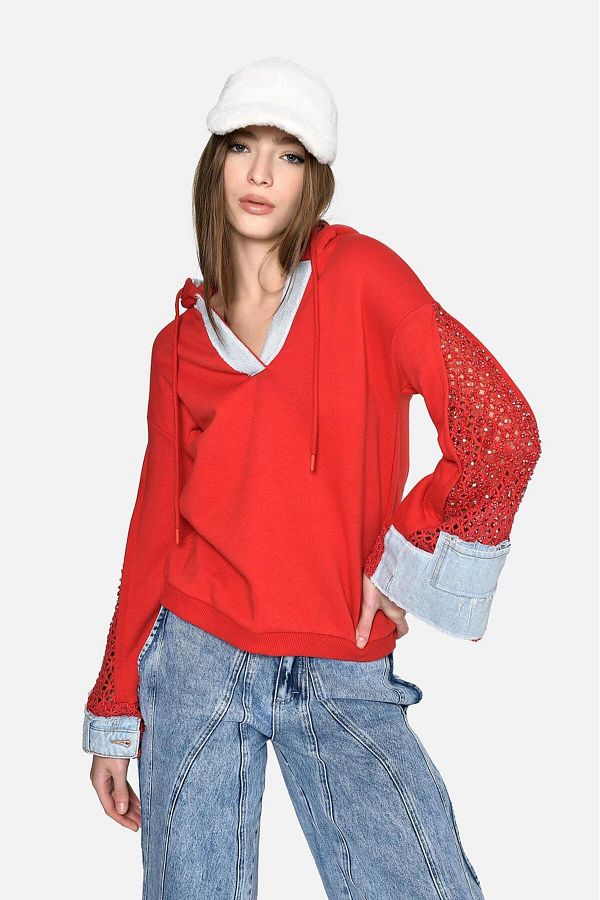 DQMANE-Dq 222392   Sweatshirt/Hooded Blouse 1