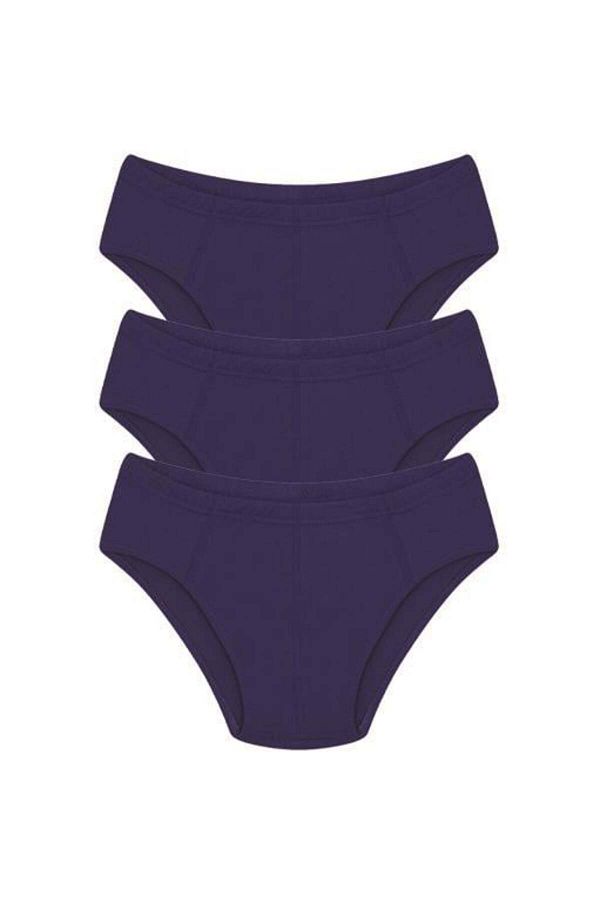 Akbeniz-Ανδρικά Saks 3 τεμαχίων Cotton Slip Set - 40129 1