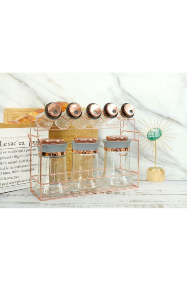 drobina-Spice box set, 9 pieces, grey 1