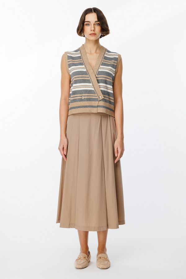 ON-Pleated Midi Skirt 1