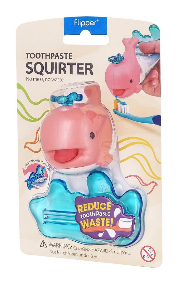 Flipper-Whale Pink Toothpaste Squeezer 1