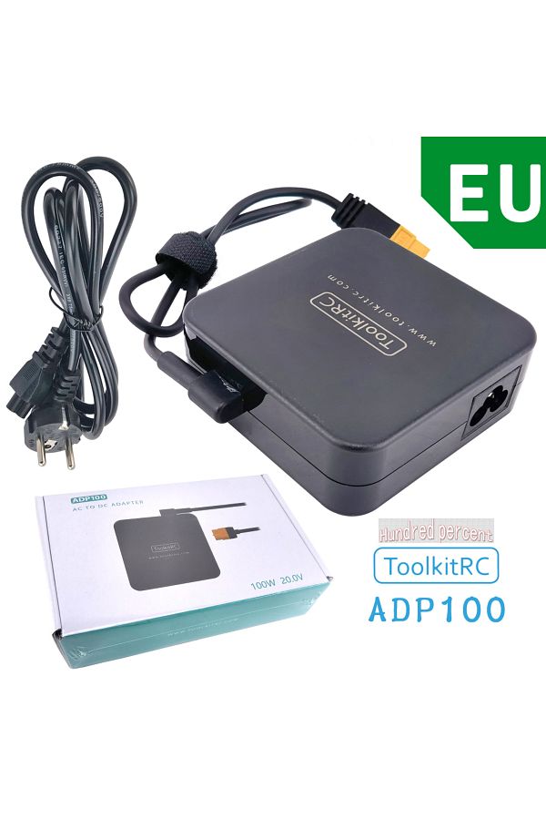 Choice-Apd 100 Eu Toolkitrc Adp100 100w 20v Power Supply With Xt60 Output Adapter For M6d M6 M7 M6dac Isdt 1
