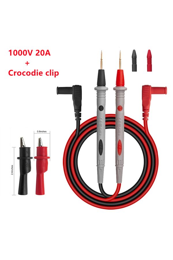 Choice-10A 20A 1000V Probe Test Leads Pin For Digital Multimeter Needle Tip Multi Meter Tester Lead Prob... 1