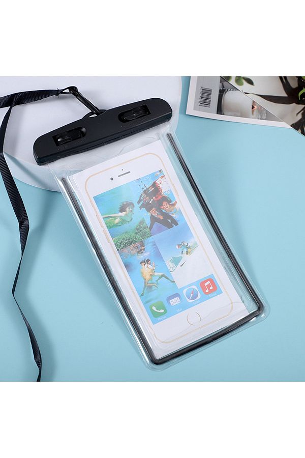 Choice-Black 1pc Underwater Waterproof Mobile Phone Bag For Swimming Diving Transparent Sealed Bag For Divi 1