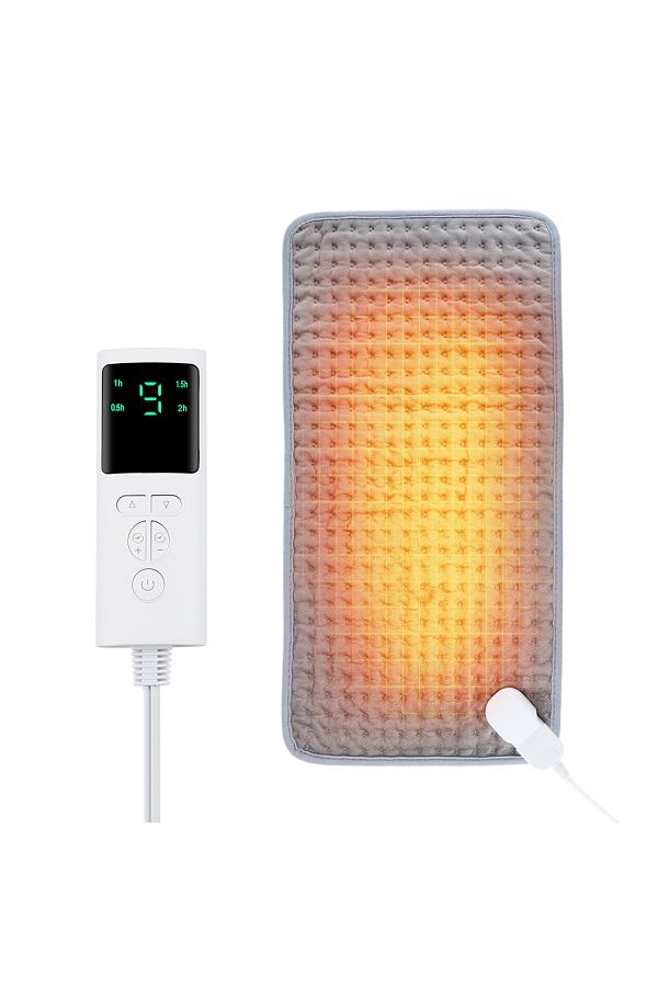 EDIFOLLY-Uk Dark Grey 58*29cm Electric Heating Blanket Heated Mat Electro Sheet Pad For Bed Sofa Warm Winter 1