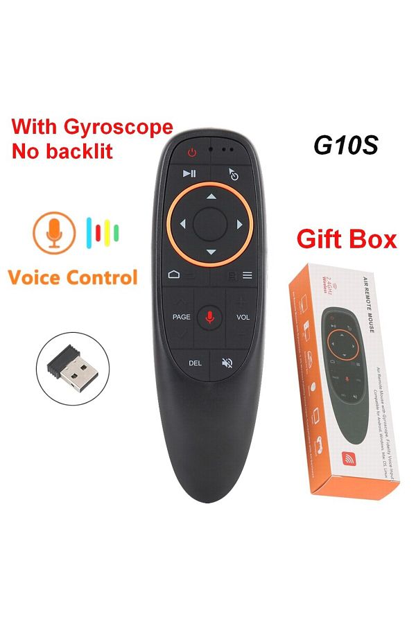 Choice-G10s With Gyro G10s Air Mouse Voice Remote Control 2.4g Wireless Gyroscope Ir Learning For H96 Max X 1