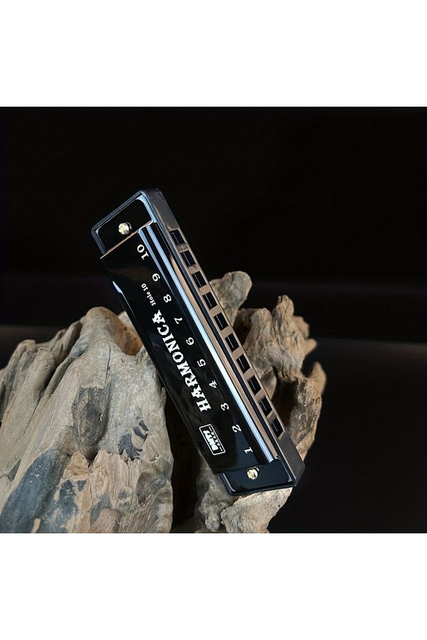 Choice-Y01234-black Harmonica Key Of C 10 Hole Chromatic Harmonica C With Case For Beginner Gift With Case 1