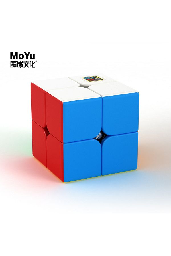 Choice-Stickerless [ecube]moyu Meilong 2 2x2x2 Magic Neo Cube Meilong Stickerless Speed Cube Puzzle Childre 1