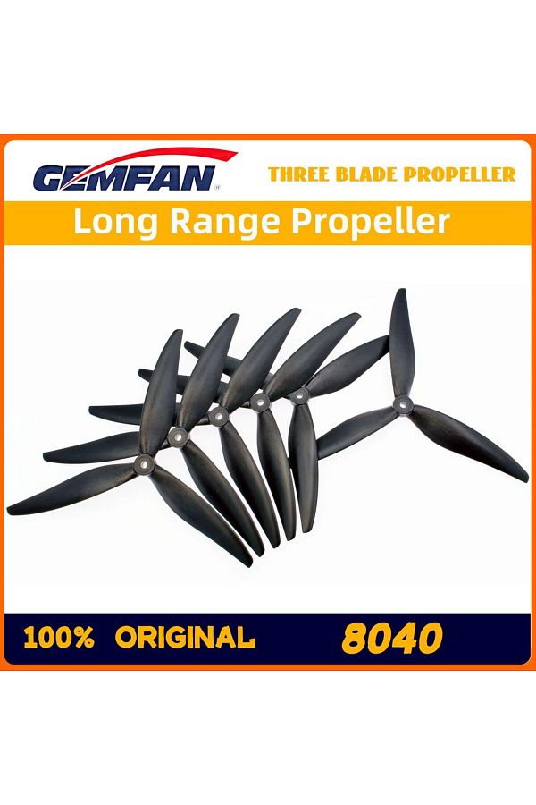 Choice-1 Pairs 2pcs Gemfan Cl 8040 8x4x3 3-blade 8inch Propeller X-class 8inch Fpv Cw Ccw Props For Lr8 X-c 1