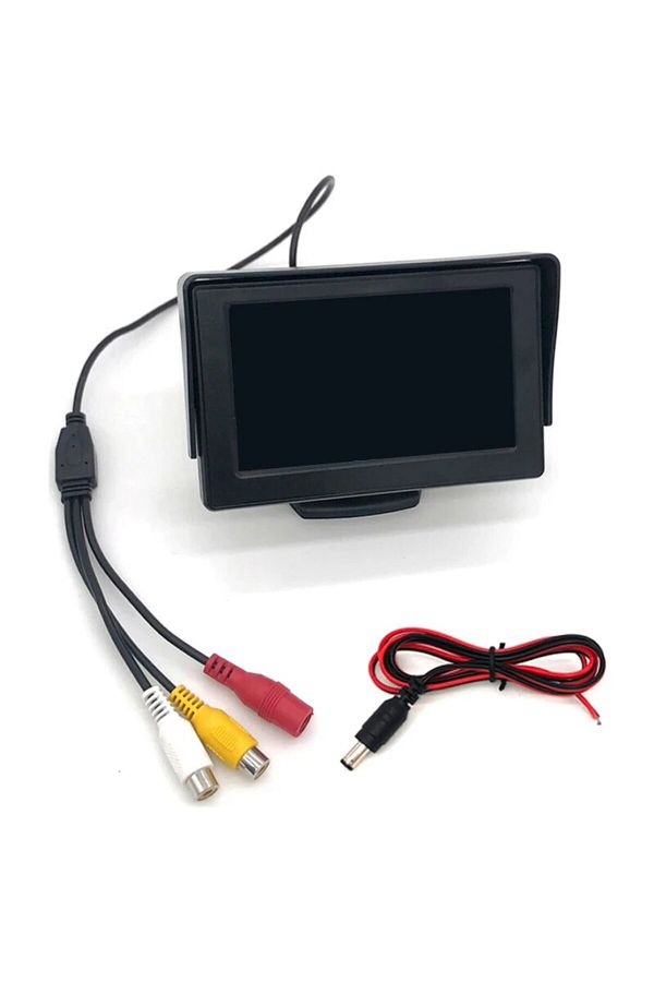 EFHIPS-Black 4.3in Car Display Easy To Install High-definition Reversing Image Universal Machine Display 1