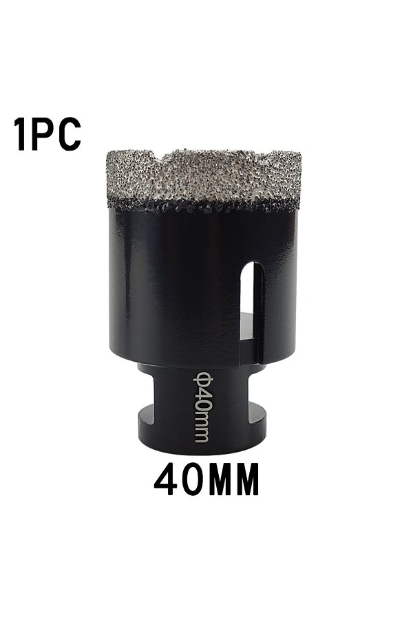 SHENSEN-40mm 1 Pcs M14 Thread Diamond Dry Vacuum Brazed Drilling Core Bits Set porcelain tiles crowns Drill 1