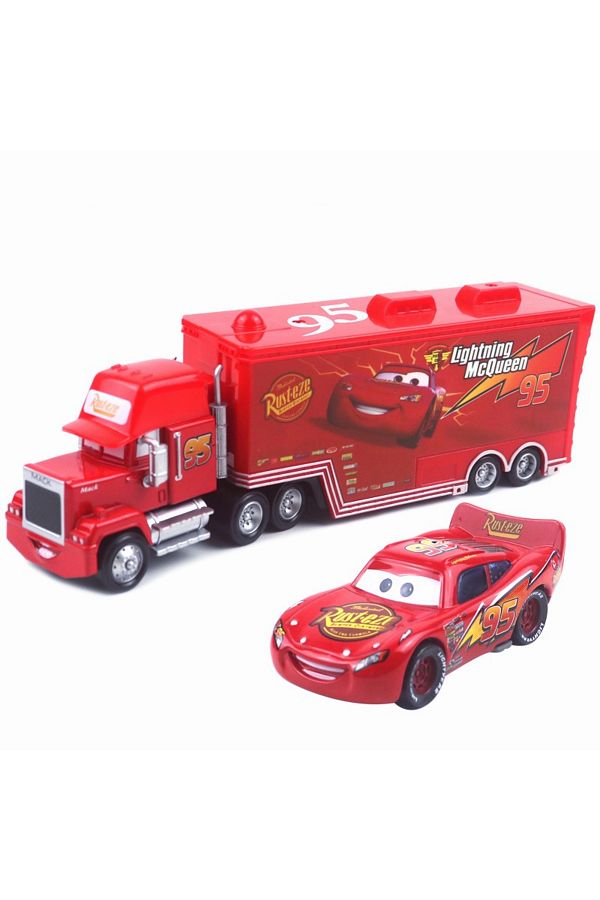 Choice-Z02 Disney Pixar Cars 3 Toys Car 1:55 Lightning Mcqueen Mack Uncle Truck Rescue Collection Alloy Car 1