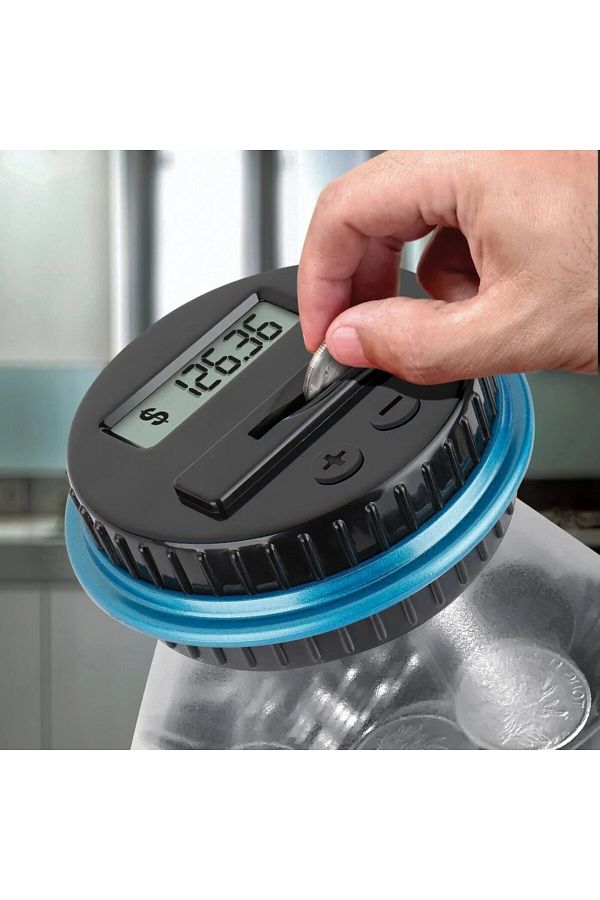 Choice-Pound 1pc Electronic Piggy Bank Counter Coin Digital Lcd Counting Coin Money Saving Box Jar Coins St 1