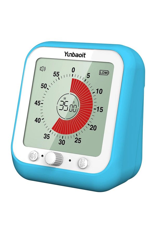 Choice-Vt09-blue Red Vt09 Digital 60-minute Visual Timer With 3.5-inch Colored Screen Countdown Timer For K 1