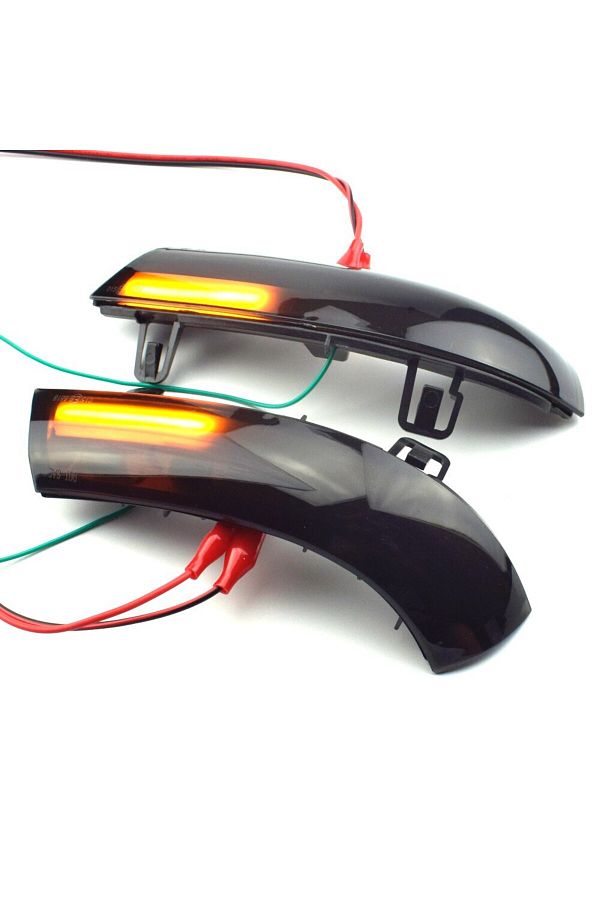 Choice-Yellow 2pcs Dynamic Blinker For Vw Golf 5 Gti V Mk5 Jetta Passat B5.5 B6 Sharan Superb B5 Eos Led Tu 1
