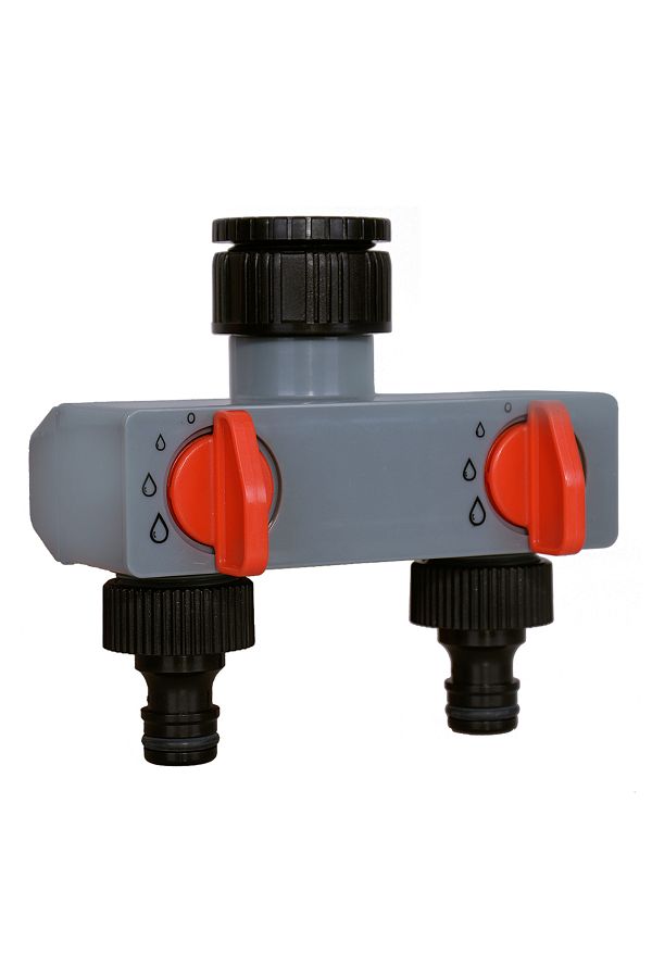 Choice-2-way 2 Way/4 Way Water Distributor Tap Adapter Abs Plastic Connector 3/4 And 1inch Hose Splitters F 1