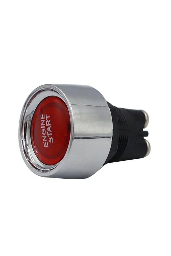 Choice-Red 50a Multi-functional Start Push Button Switch Vehicle Car Engine Start Button Ignition Switch Dc 1