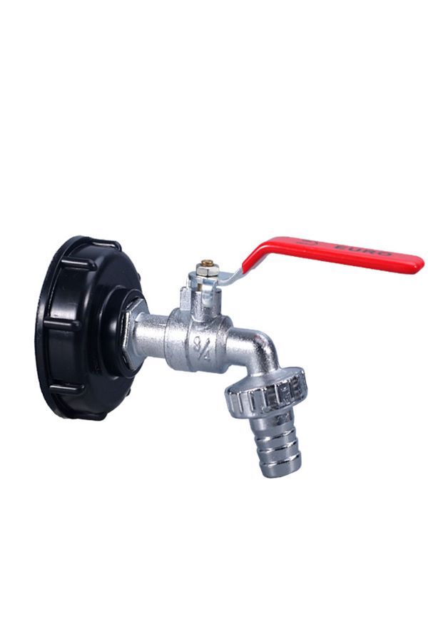 Choice-1/2'' Gold 1pc Durable Ibc Tank Tap Adapter S60*6 Coarse Thread To 1/2'' 3/4'' Connector Replacement 1