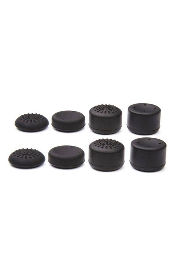 Choice-Black 8pcs Universal Silicone Analog Stick Grip Caps For Ps4 Ps5 Switch Pro Xbox Controller Joystick 1
