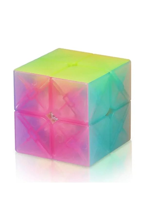 Choice-2x2 Qiyi Speedcube Jelly Color Cube 2x2 3x3 4x4 5x5 Pyramid Professional Cubo Magico Puzzle Toy For 1