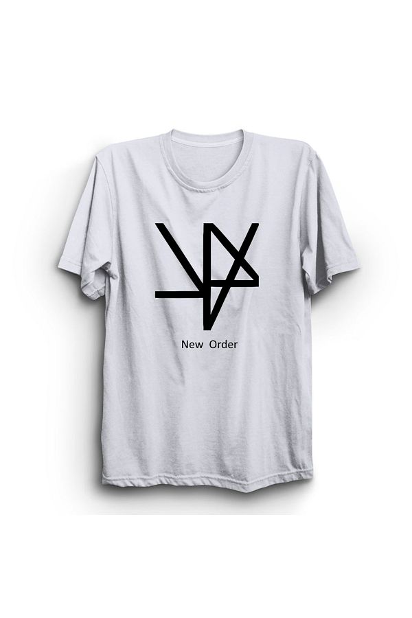 The Fame-New Order, Cross Design, Rock Metal Music Band, White 100% Cotton T-Shirt 1