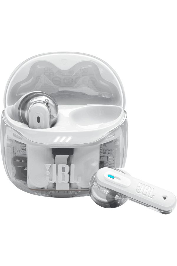 JBL-Tune Flex 2 Ghost Edition True Wireless Noise Cancelling Earbuds - Ghost White 1