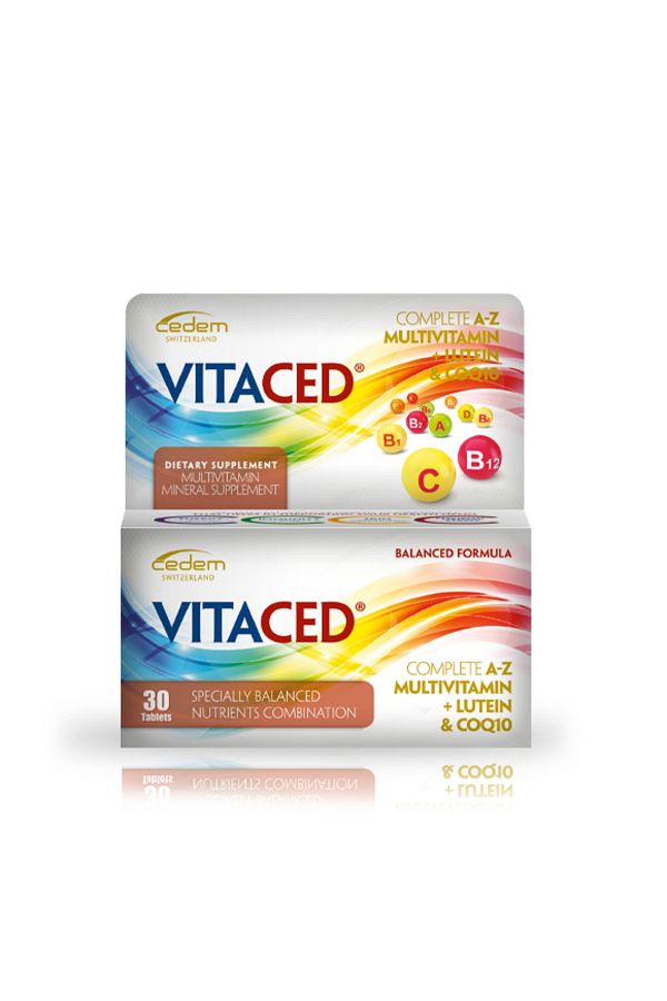 VitaCed-Vitazed A-Z Multi +Lutein & Coq10 Tab 30 1