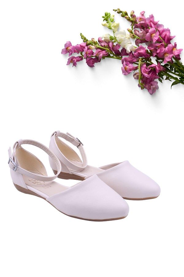 Sedef-444 Women's Ankle Strap Casual Babet Shoes 1