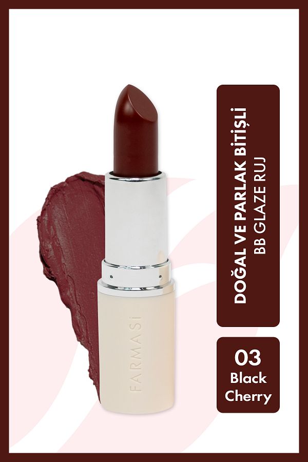 Farmasi-BB GLAZE LIPSTICK 03 BLACK CHERRY 4 GR 1