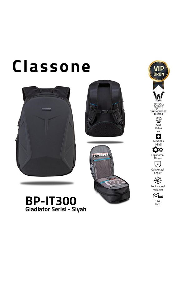 Classone-Bp-ıt300 Gladiator Series Backpack 15.6" Compatible 1