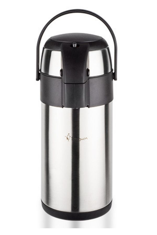 Penguen-3 Liter Steel Thermos with Pump 1230a 1