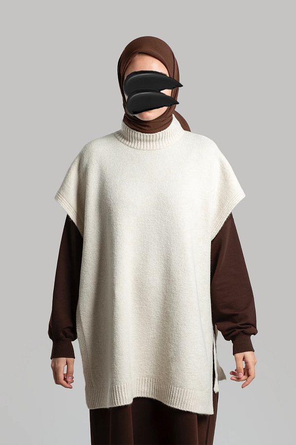 Lemaye-Bone Tied Knitwear Vest 1