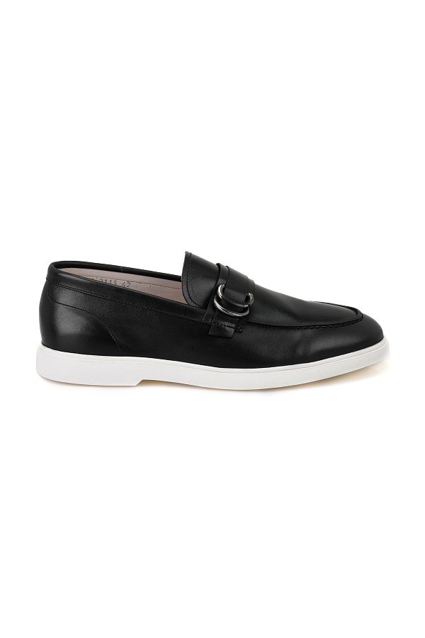 Desa-Galvin Black Men's Leather Loafer 1