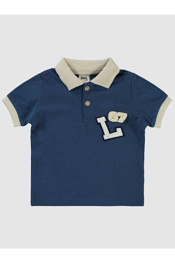 Civil Baby-6-18 Months Baby Boy Indigo T-Shirt 1