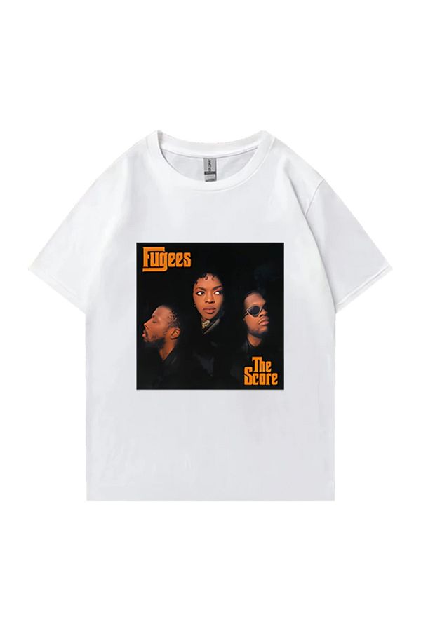 Drippy-Vintage 90S Rap Fugees Legend Band T-Shirt - Men's and Women's Classic Casual Graphic T-Shirt 1