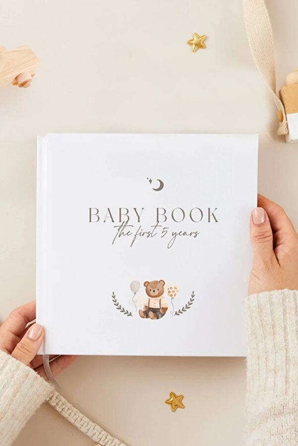 Pera Wedding Bebek Günlüğü Anı Defteri 21cm x 21cm 50 Yaprak