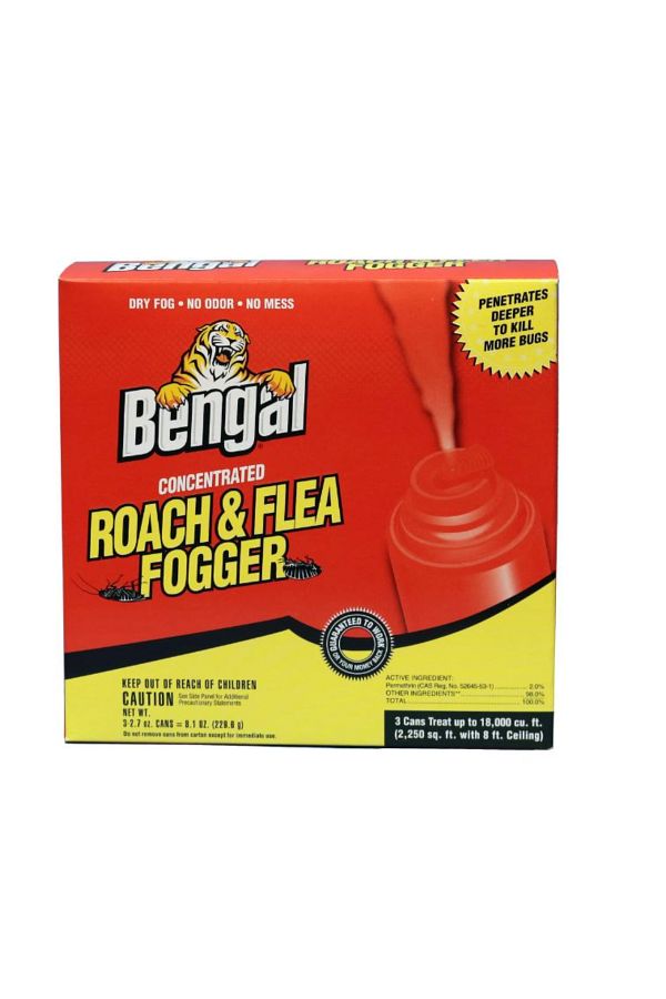 BENGALCHEMICALINC-Roach & Flea Fogger, 3-Pk. 1