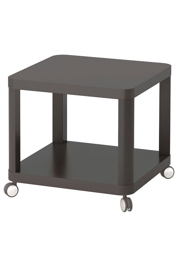 IKEA-Side Table with Wheels, Length: 50 cm Width: 50 cm Height: 45 cm 1