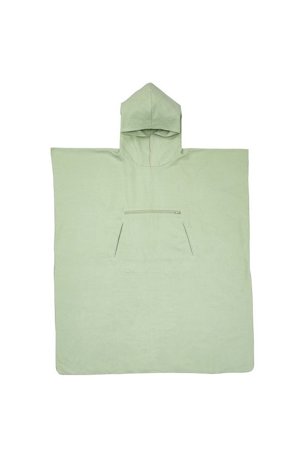 IKEA-Microfiber hooded bathing poncho, yoga poncho, light green, 110 cm 1