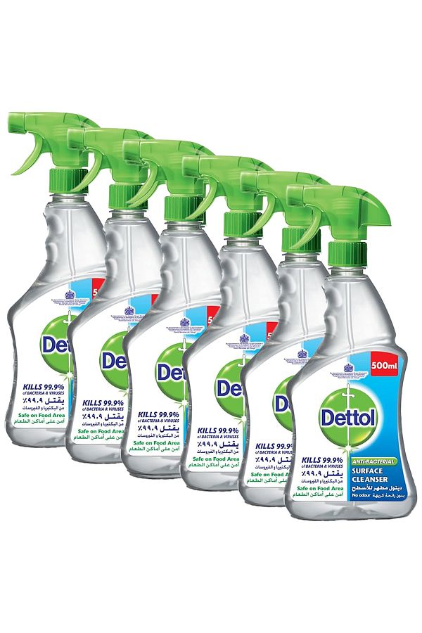 Dettol-Surface Cleaner with trigger spray pack of 6 1