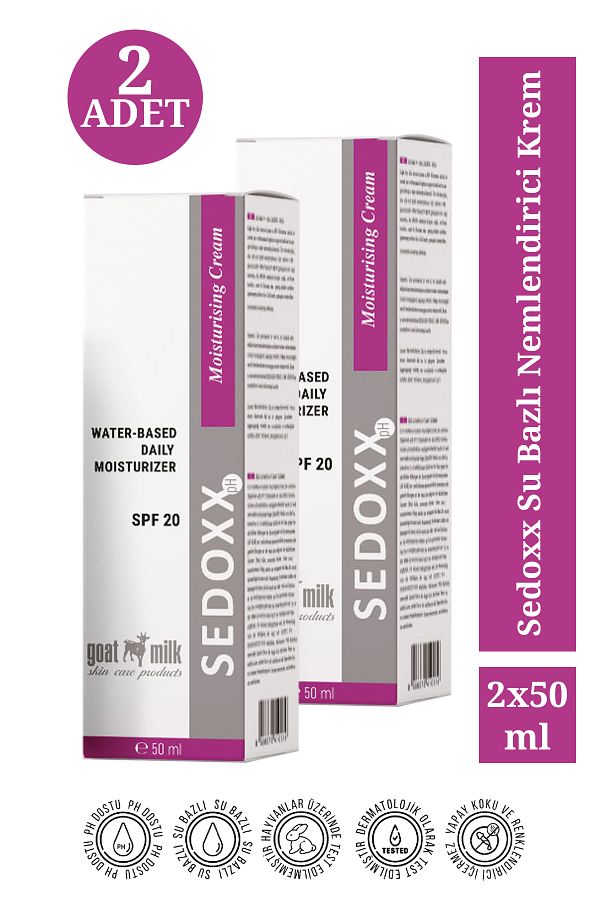 sedoxx-2 Pieces Moisturizing Cream - 50 ml 1