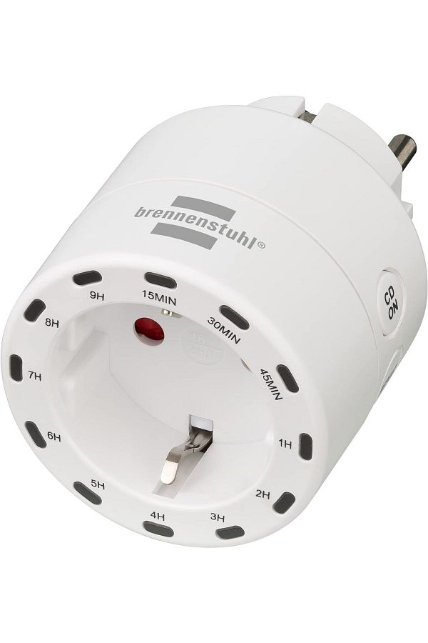 STOREMAX-Svtcrt Timed Socket with 12 Programs Led Light for Indoor Use Model 1053513 1