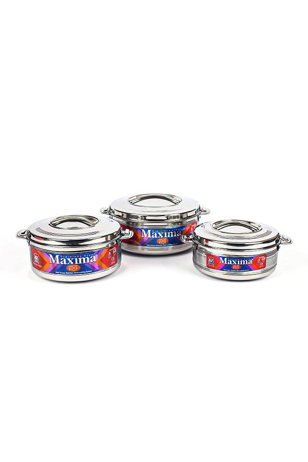 Alsaif Gallery-Maxima Orbit container set of 3 pieces (2500, 3500, 5000) ml 1